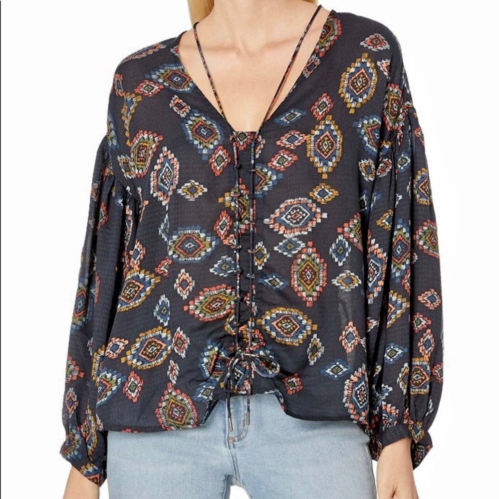 William Rast James Boho Top